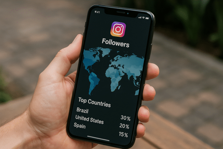 Como saber de onde são meus seguidores do Instagram