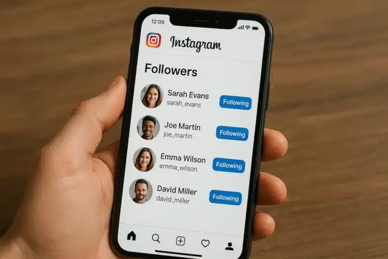 Somente eu posso ver meus seguidores no Instagram